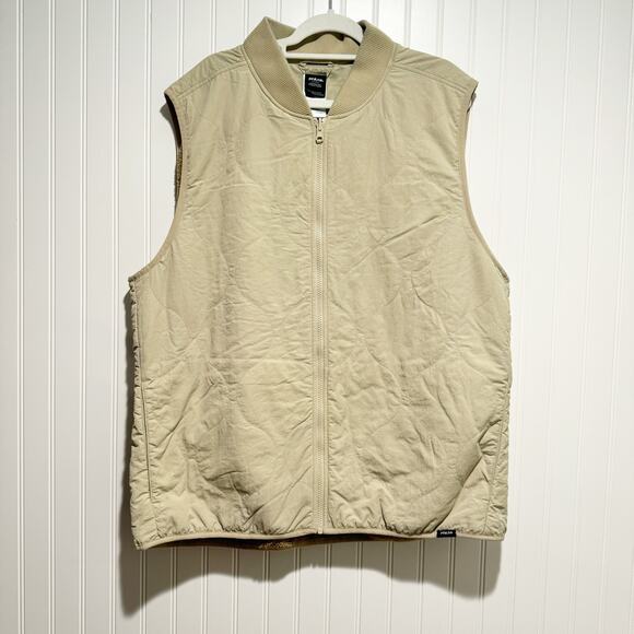 Prana Other - Prana Tan Encinitas Reversible Quilted Vest Mens XXL